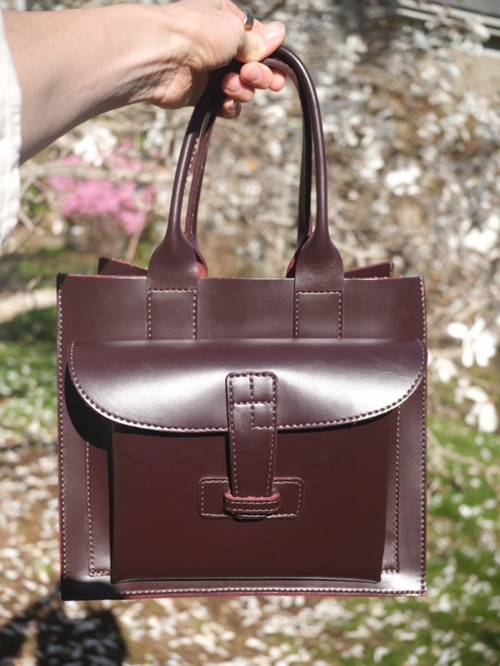 AGNES BADDOO • Sac 1, Burgundy • SOLD OUT